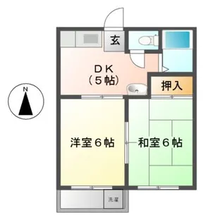 サザンハイツ V【2階】の間取り