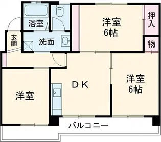 レジェンド金沢【2階】の間取り