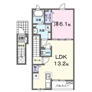 ラ・ヴィスタ京都北山【2階】の間取り