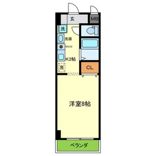 ADORER【5階】の間取り