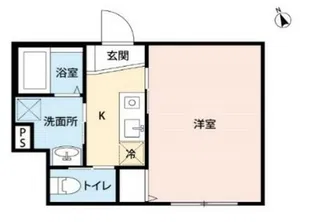 nozomio生麦WEST【3階】の間取り