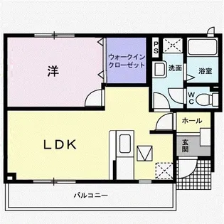 K s ラッフィナート【1階】の間取り
