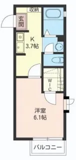 スカイハイツ東川口【1階】の間取り