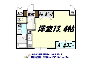 ベルベデール大門【3階】の間取り