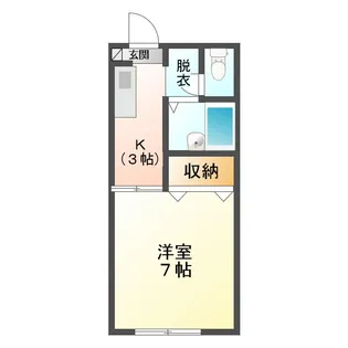 パティオ久山C【1階】の間取り