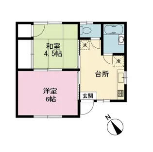 フジハイツ【1階】の間取り