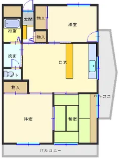 群馬県前橋市文京町1【マンション】の間取り