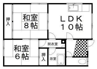 カネコウ光陽ハイツ【2階】の間取り