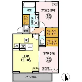 千葉県千葉市花見川区幕張本郷7【アパート】の間取り