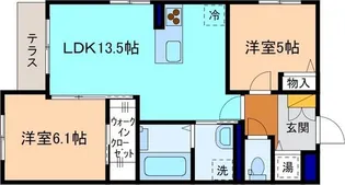 セレニティ ヴィア【1階】の間取り