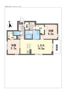 クオリスタ エムズ【1階】の間取り