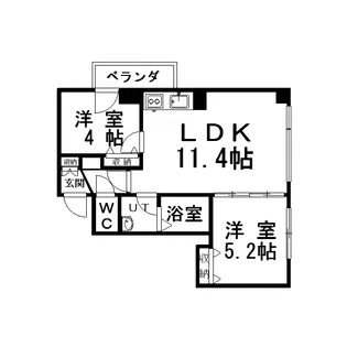 サンライトパレス【5階】の間取り