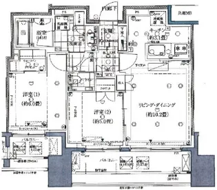 ローレルアイ恵比寿ピアース【4階】の間取り