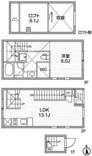 FLUFFY自由が丘【3階】の間取り