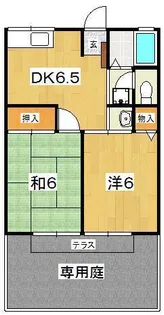 ベルソー【1階】の間取り