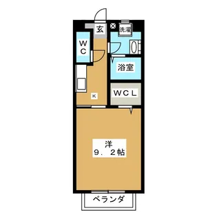 サープラス藤C【2階】の間取り