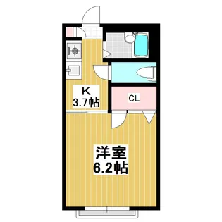 ドミール・ノワ【2階】の間取り