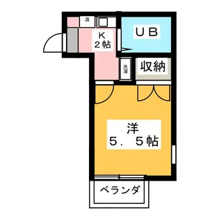 パレスRX伝馬町【4階】の間取り