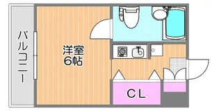 ラ・メール撫川【1階】の間取り
