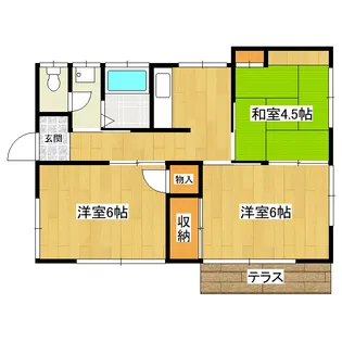 栃木県宇都宮市兵庫塚1【一戸建】の間取り