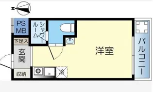 ドゥエルやま【2階】の間取り