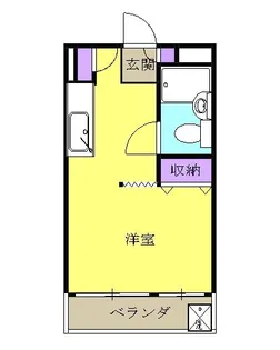 ジュエ狐ヶ崎マンション【2階】の間取り