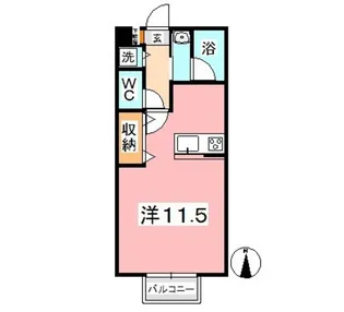 ウイング【2階】の間取り