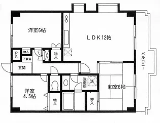 秋本ビル【3階】の間取り