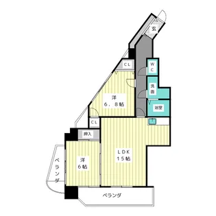 CASA DE PRIMAVERA【4階】の間取り