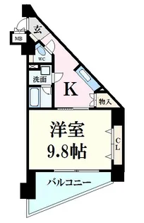 T-2FLAT【7階】の間取り