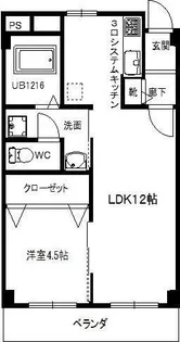 大阪府摂津市正雀3【マンション】の間取り