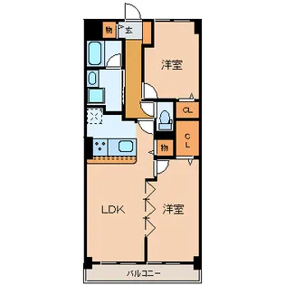 ミネルバS【4階】の間取り