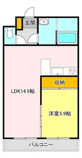 コートリジエール【2階】の間取り
