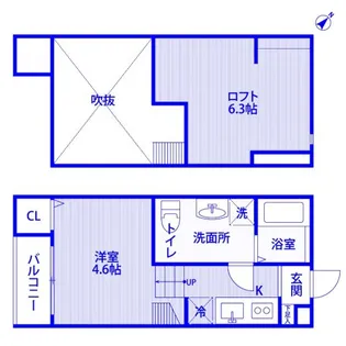 La Luce【2階】の間取り