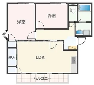 ハイネフレグランス【2階】の間取り