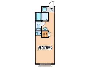 ハイツタナベ1【1階】の間取り