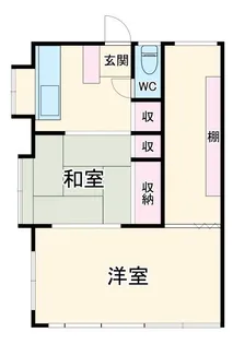 第二ヤマリハイツ【1階】の間取り