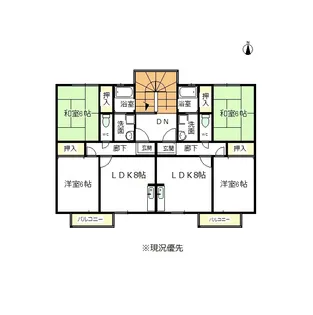 グリーンハイツ【2階】の間取り