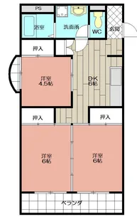 アテイン門司【5階】の間取り