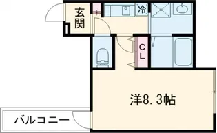 ALEGRIA津久野North【1階】の間取り