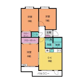 サンライフ75【3階】の間取り