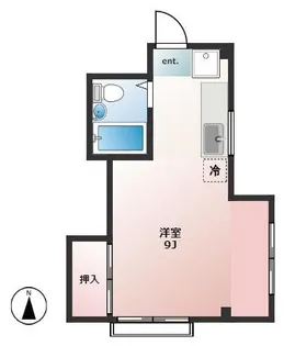 コーポサンノーブル【2階】の間取り