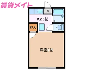 前田ハイツA棟【1階】の間取り