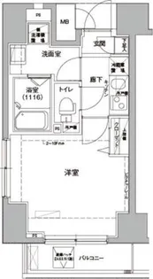 ロメック錦糸町【6階】の間取り