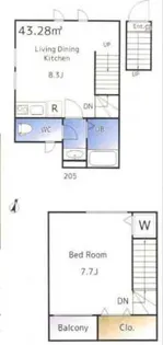 エクセルコート富士見台の間取り