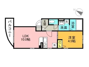 東京都港区白金6【マンション】の間取り