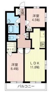 アークヴィレッジ【3階】の間取り