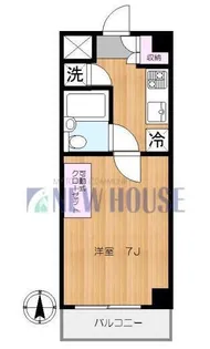 1Kの間取り画像