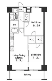 千葉ポートイースト【8階】の間取り