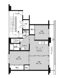 3DKの間取り画像
